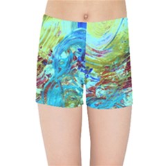 June Gloom 12 Kids  Sports Shorts by bestdesignintheworld