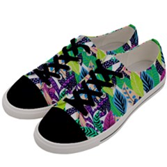 Leaves  Men s Low Top Canvas Sneakers by Sobalvarro