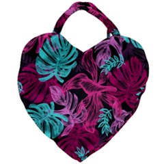 Leaves Giant Heart Shaped Tote by Sobalvarro