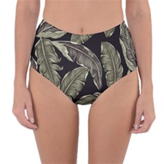 Jungle Reversible High-waist Bikini Bottoms by Sobalvarro