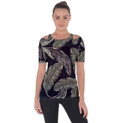 Jungle Shoulder Cut Out Short Sleeve Top by Sobalvarro