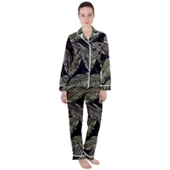 Jungle Satin Long Sleeve Pyjamas Set by Sobalvarro