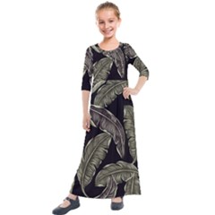 Jungle Kids  Quarter Sleeve Maxi Dress by Sobalvarro