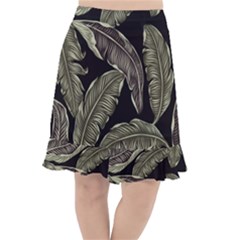 Jungle Fishtail Chiffon Skirt by Sobalvarro