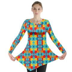 Pop Art  Long Sleeve Tunic  by Sobalvarro