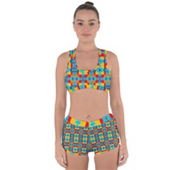 Pop Art  Racerback Boyleg Bikini Set by Sobalvarro