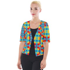 Pop Art  Cropped Button Cardigan by Sobalvarro