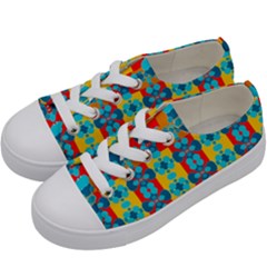 Pop Art  Kids  Low Top Canvas Sneakers by Sobalvarro