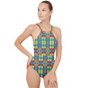 Pop Art  High Neck One Piece Swimsuit View1