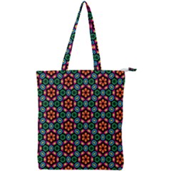 Pattern  Double Zip Up Tote Bag by Sobalvarro