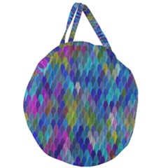 Background  Giant Round Zipper Tote by Sobalvarro