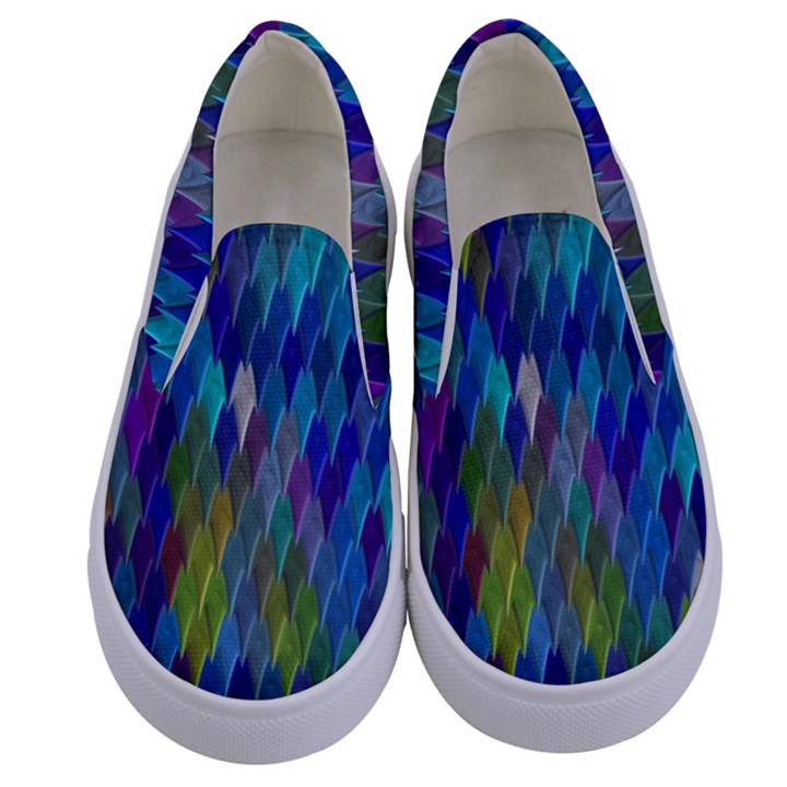 Background  Kids  Canvas Slip Ons