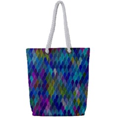 Background  Full Print Rope Handle Tote (small) by Sobalvarro