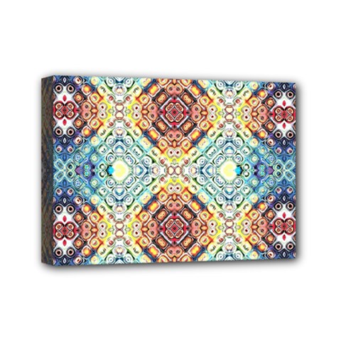 Pattern Mini Canvas 7  X 5  (stretched) by Sobalvarro