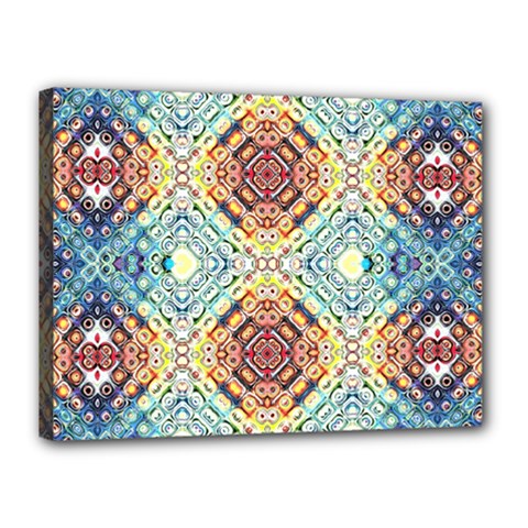 Pattern Canvas 16  X 12  (stretched) by Sobalvarro