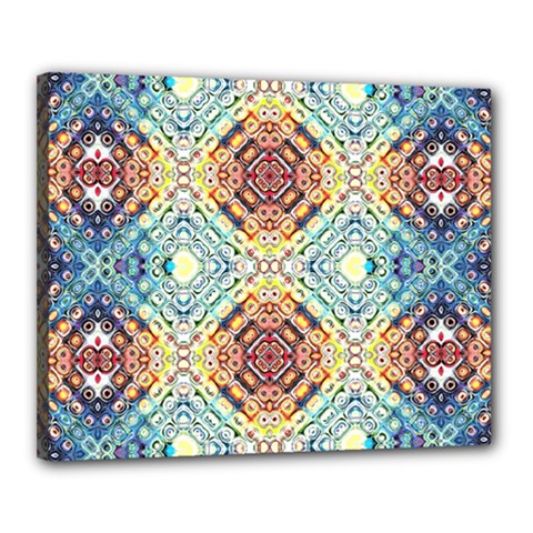 Pattern Canvas 20  X 16  (stretched) by Sobalvarro