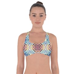 Pattern Got No Strings Sports Bra by Sobalvarro