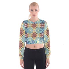 Pattern Cropped Sweatshirt by Sobalvarro