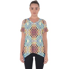 Pattern Cut Out Side Drop Tee by Sobalvarro