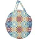 Pattern Giant Round Zipper Tote View1