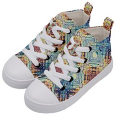 Pattern Kids  Mid-top Canvas Sneakers by Sobalvarro