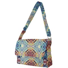 Pattern Full Print Messenger Bag by Sobalvarro