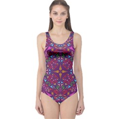 Kaleidoscope  One Piece Swimsuit by Sobalvarro