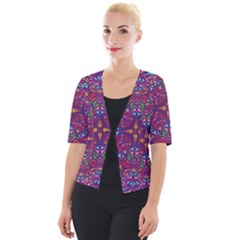 Kaleidoscope  Cropped Button Cardigan by Sobalvarro