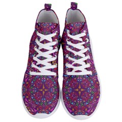 Kaleidoscope  Men s Lightweight High Top Sneakers by Sobalvarro