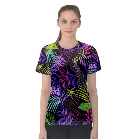 Leaves  Women s Sport Mesh Tee by Sobalvarro