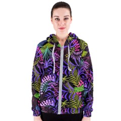 Leaves  Women s Zipper Hoodie by Sobalvarro