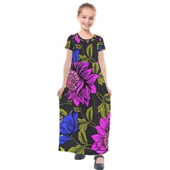 Botany  Kids  Short Sleeve Maxi Dress by Sobalvarro