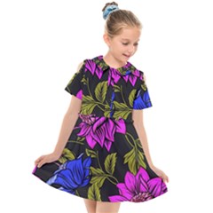 Botany  Kids  Short Sleeve Shirt Dress by Sobalvarro