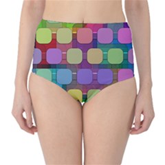 Pattern  Classic High-waist Bikini Bottoms by Sobalvarro