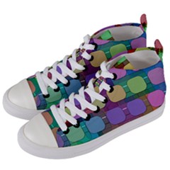 Pattern  Women s Mid-top Canvas Sneakers by Sobalvarro