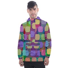 Pattern  Men s Front Pocket Pullover Windbreaker by Sobalvarro