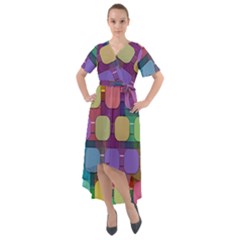 Pattern  Front Wrap High Low Dress by Sobalvarro