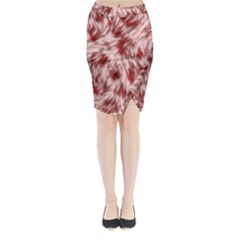 Abstract  Midi Wrap Pencil Skirt by Sobalvarro