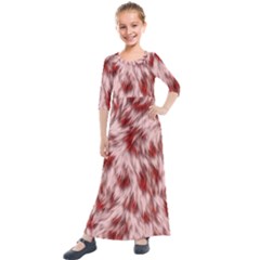 Abstract  Kids  Quarter Sleeve Maxi Dress by Sobalvarro