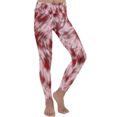 Abstract  Kids  Lightweight Velour Classic Yoga Leggings by Sobalvarro