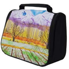 Mendoza Argentina Field Nature Full Print Travel Pouch (big) by Wegoenart