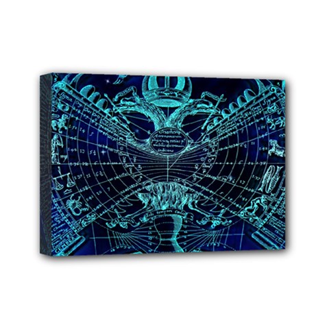 Zodiac Sign Astrology Horoscope Mini Canvas 7  X 5  (stretched) by Wegoenart