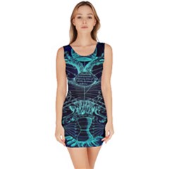 Zodiac Sign Astrology Horoscope Bodycon Dress by Wegoenart