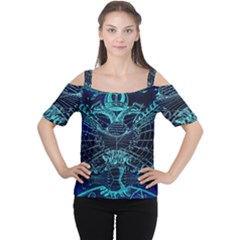 Zodiac Sign Astrology Horoscope Cutout Shoulder Tee