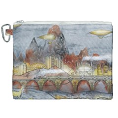 Airships Flight Travel Sky Canvas Cosmetic Bag (xxl) by Wegoenart