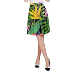 Tropical Greens A-line Skirt by Sobalvarro