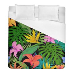 Tropical Greens Duvet Cover (full/ Double Size) by Sobalvarro