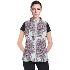 Flowers Women s Puffer Vest by Sobalvarro