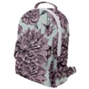 Flowers Flap Pocket Backpack (Small) View1