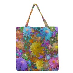 Apo Flower Power  Grocery Tote Bag by WolfepawFractals